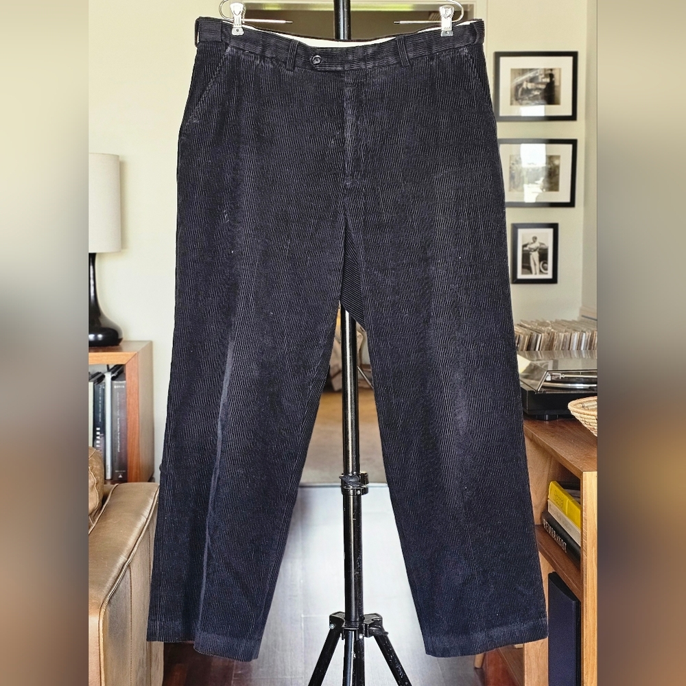 Pendleton Men's Black Corduroy Trouser Pants
